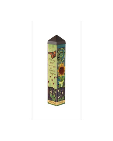 One Who Blooms Art Pole